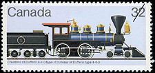 1984 - Countess of Dufferin type 4-4-0 - Canadian stamp - Stamps of Canada